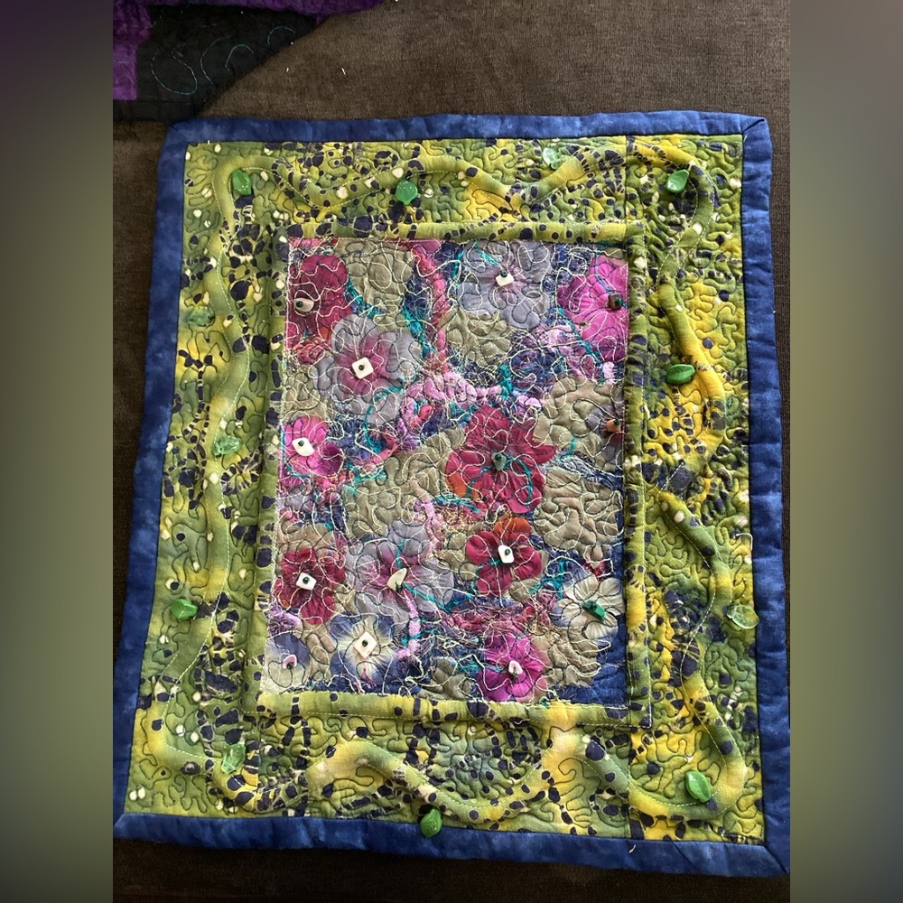 Boutique: Abstract art quilt, handmade